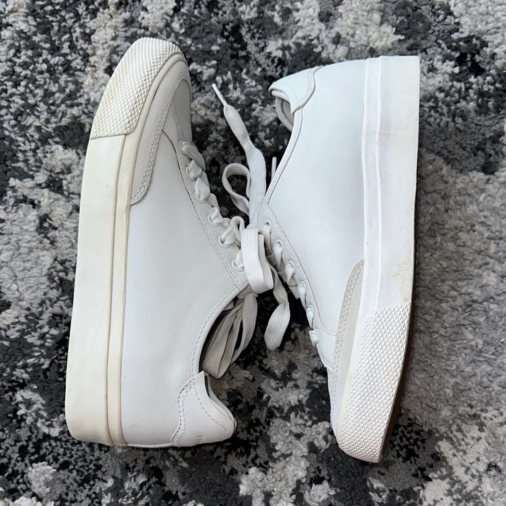 rag & bone White Leather Sneaker